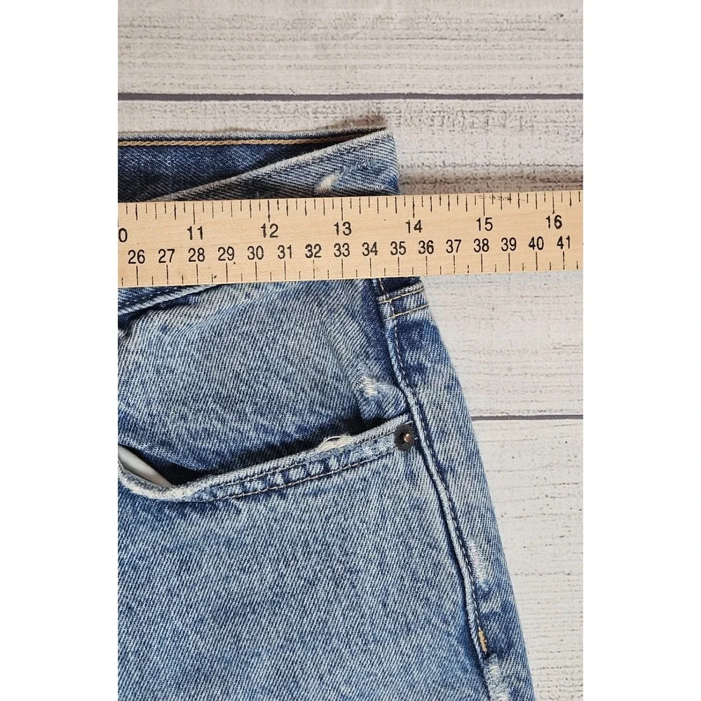 Current‎ Elliott Yours Mine Jeans Womens 26 Blue Straight Leg High Rise Denim